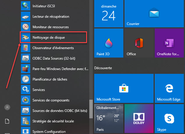 nettoyage systeme windows 10