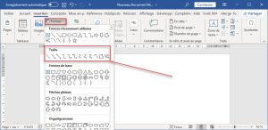 Comment insérer une ligne horizontale dans Word