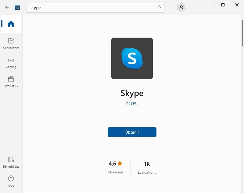 skype pour windows