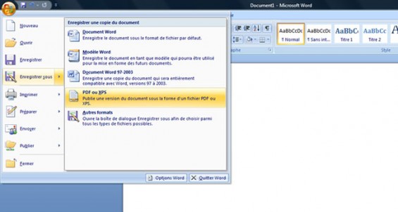  Comment créer fichiers PDF aide Microsoft Office 