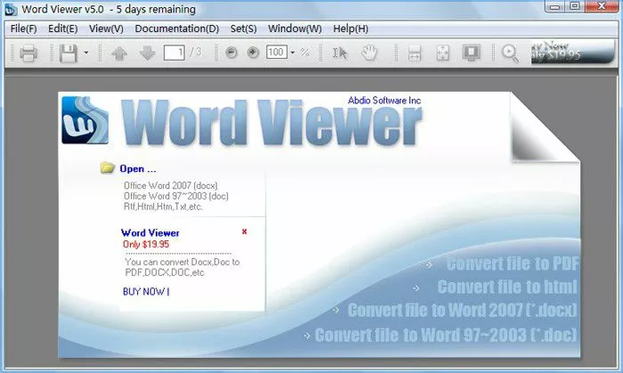 Lire et imprimer un document Word sans installer Microsoft Office