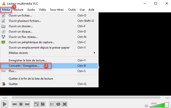 Convertir/Enregistrer VLC