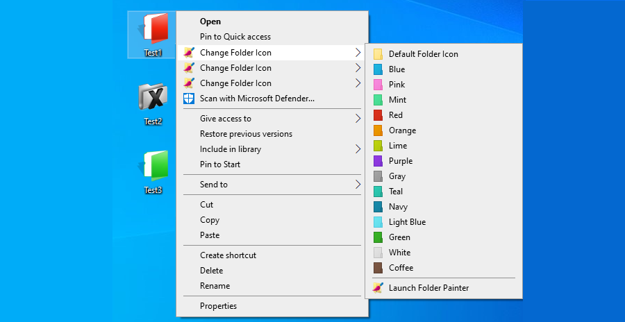 Personnalisez les couleurs de vos dossiers Windows