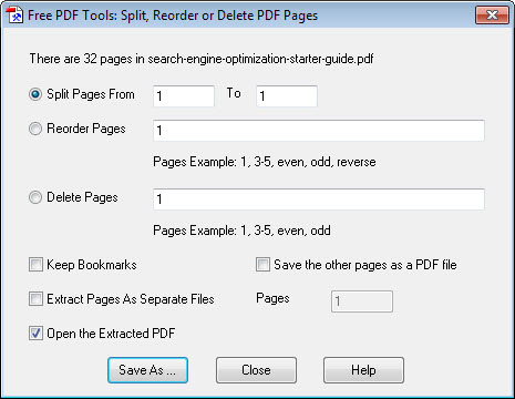 Supprimer pages document pdf 