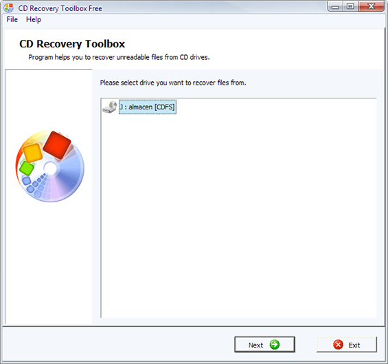 cd recovery toolbox: récuprer données CD / DVD