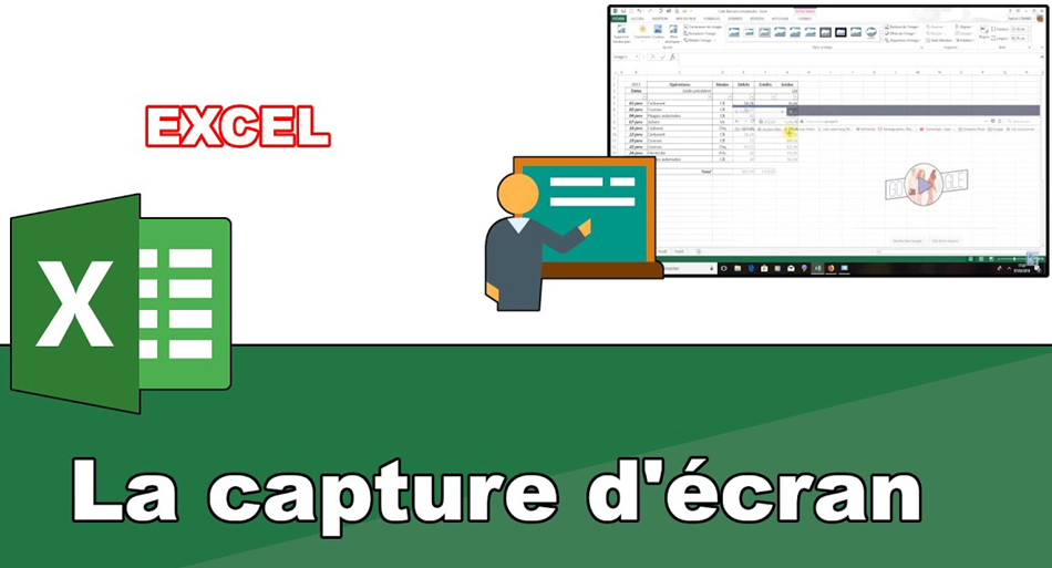 outil de capture d'écran dans Microsoft Excel