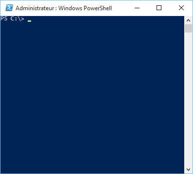 PowerShell élevé Windows 10
