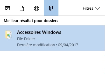 accessoires Windows 