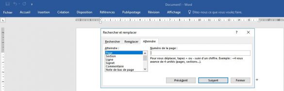 supprimer une page blanche document Word
