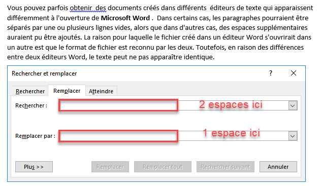 Supprimer Les Espaces Doubles Dans Microsoft Word