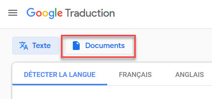 Utilisation de Google Translate pour traduire des fichiers PDF