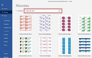 comment faire une carte postale sur word