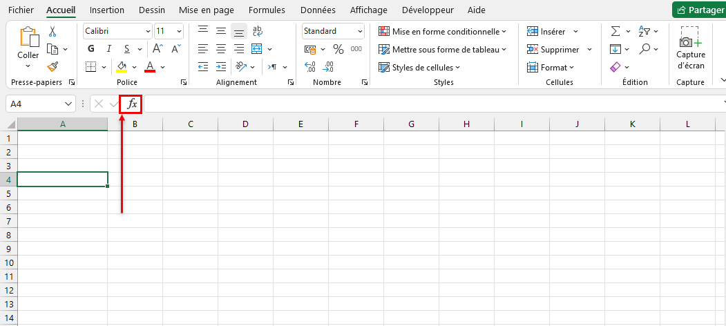 Fonction et formule Excel