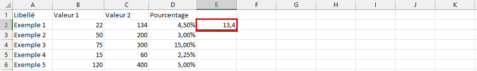 trouver un nombre par rapport à un pourcentage