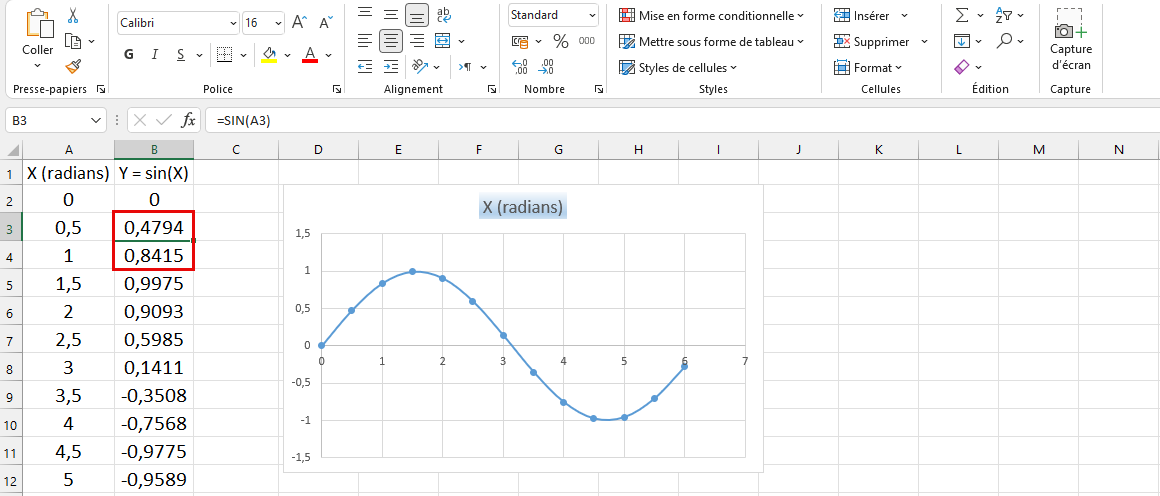 Formule Excel