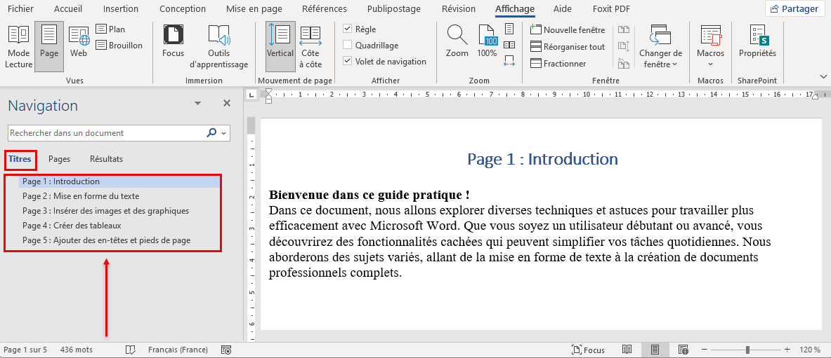 pages document Word